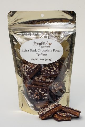 Extra Dark Chocolate Pecan Toffee