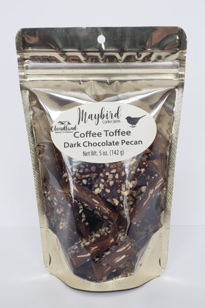 Dark Chocolate Pecan Coffee Toffee