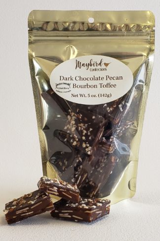 Dark Chocolate Pecan Bourbon Toffee
