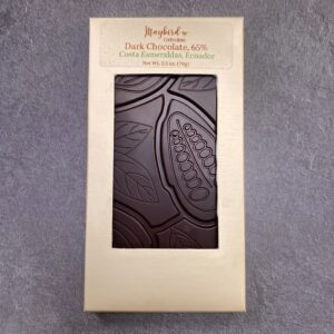 Chocolate bar in gold box