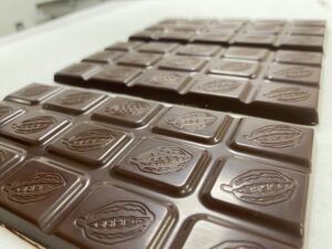 Maybird Chocolate bars on a tray